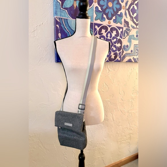 🩶 Timbuk2 - Small Crossbody Bag - Grey & Light Green - Picture 1 of 15